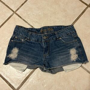 LOVE NOTES Cutoff Denim Jean Shorts Size 3